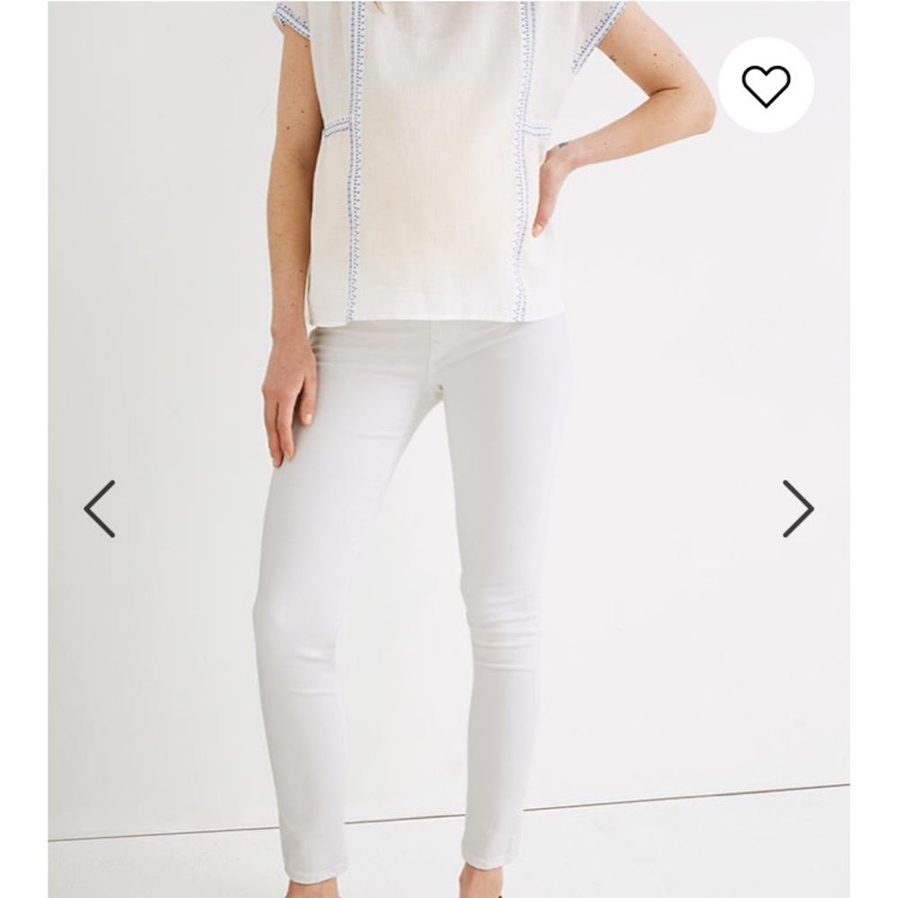 Maternity Side-Panel Skinny Adjustable Jeans